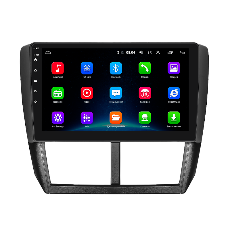 Штатная магнитола Lesko для Subaru Forester III Рестайлинг 2011-2013 экран 9" 2/32Gb Wi-Fi GPS Base