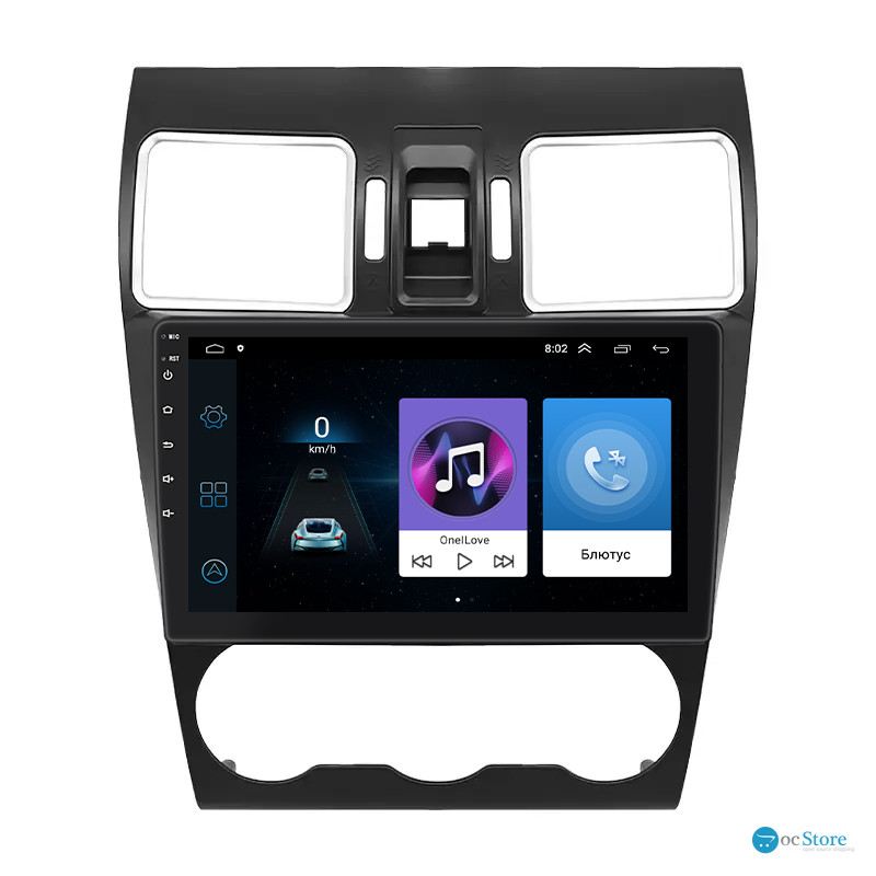 Штатная магнитола Lesko для Subaru Forester IV 2012-2015 экран 9" 1/16Gb Wi-Fi GPS Base