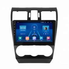 Штатная магнитола Lesko для Subaru Forester IV Рестайлинг 2015-2016 экран 9" 2/32Gb 4G Wi-Fi GPS Top