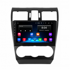 Штатная магнитола Lesko для Subaru Forester IV Рестайлинг 2015-2016 экран 9" 2/32Gb Wi-Fi GPS Base