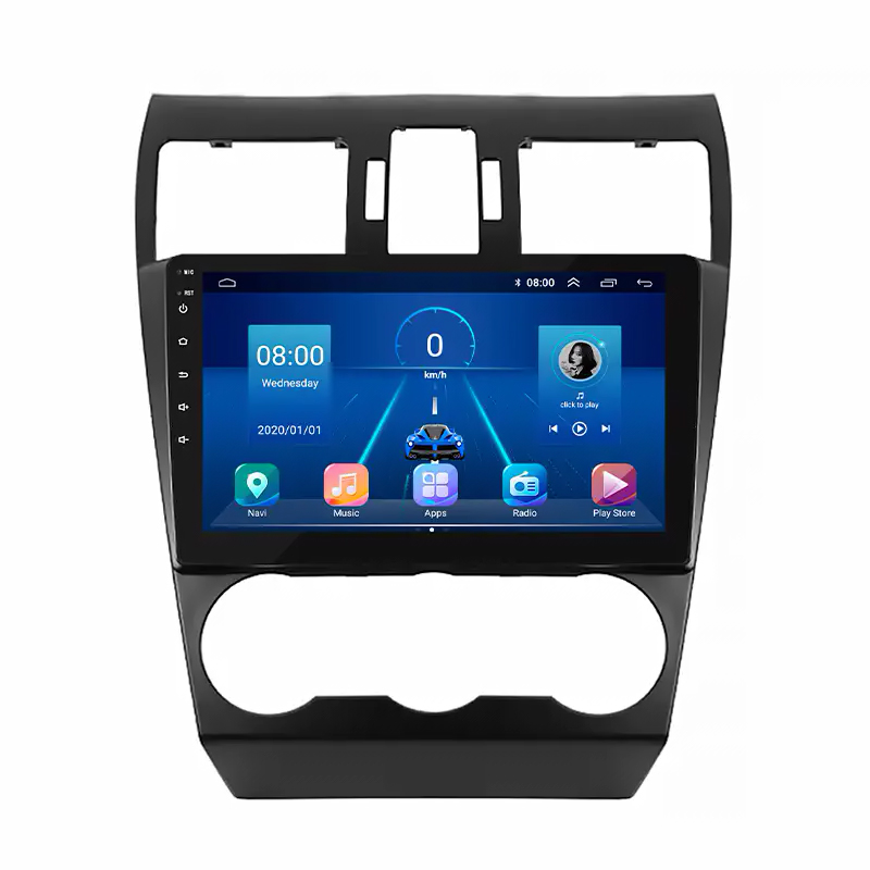 Штатная магнитола Lesko для Subaru Forester IV Рестайлинг 2015-2016 экран 9" 6/128Gb 4G Wi-Fi GPS Top