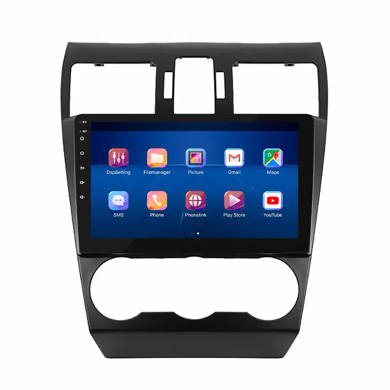 Штатная магнитола Lesko для Subaru Forester IV Рестайлинг 2015-2016 экран 9" 6/128Gb 4G Wi-Fi GPS Top