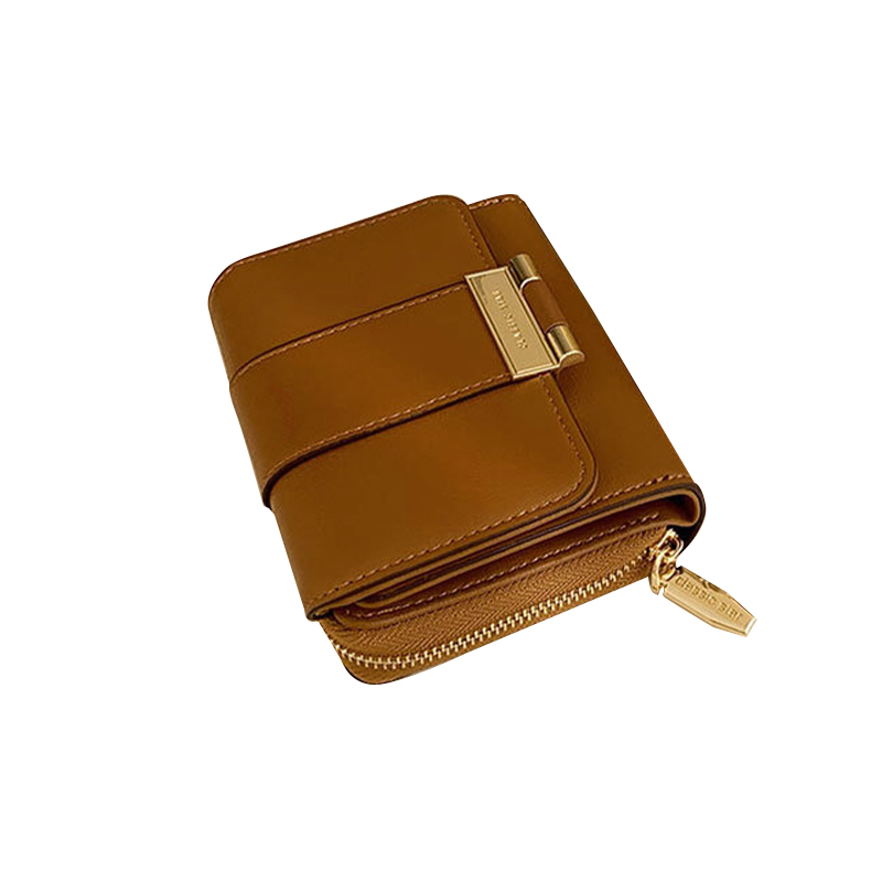 Женский кошелек EASTERN STAR C319-2B для купюр и карт на молнии с застёжкой повседневный Brown
