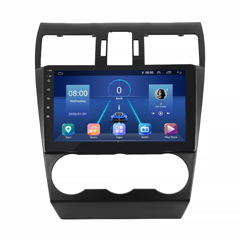 Штатная магнитола Lesko для Subaru Impreza IV Рестайлинг 2014-2016 экран 9" 2/32Gb 4G Wi-Fi GPS Top