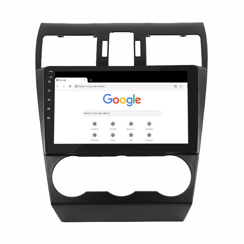 Штатная магнитола Lesko для Subaru Impreza IV Рестайлинг 2014-2016 экран 9" 2/32Gb 4G Wi-Fi GPS Top