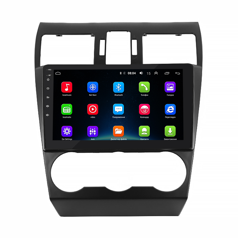 Штатная магнитола Lesko для Subaru Impreza IV Рестайлинг 2014-2016 экран 9" 2/32Gb Wi-Fi GPS Base