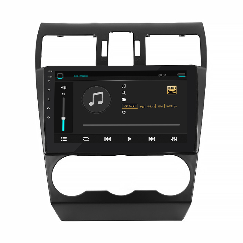 Штатная магнитола Lesko для Subaru Impreza IV Рестайлинг 2014-2016 экран 9" 2/32Gb Wi-Fi GPS Base