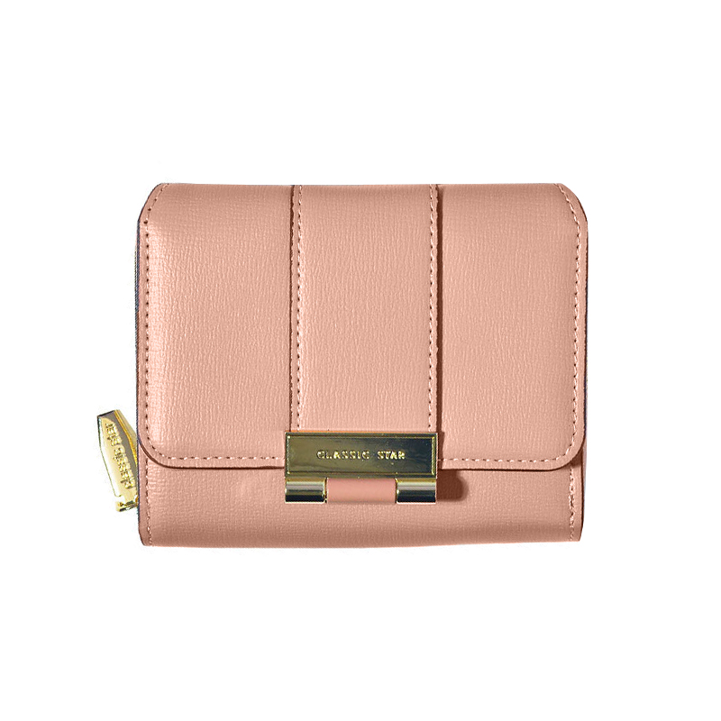 Женский кошелек EASTERN STAR C319-2B для купюр и карт на молнии с застёжкой повседневный Pink