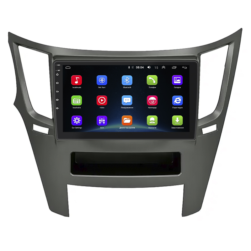 Штатная магнитола Lesko для Subaru Legacy V Рестайлинг 2012-2014 экран 9" 2/32Gb Wi-Fi GPS Base