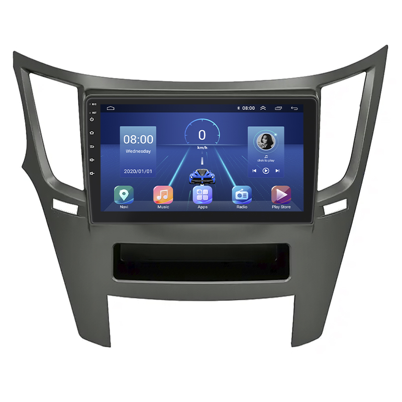 Штатная магнитола Lesko для Subaru Legacy V Рестайлинг 2012-2014 экран 9" 4/64Gb 4G Wi-Fi GPS Top