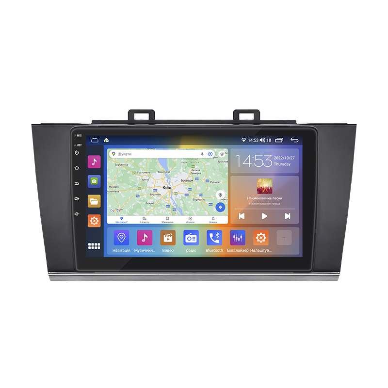 Штатная магнитола Lesko для Subaru Legacy VI 2014-2017 экран 9" 2/32Gb CarPlay 4G Wi-Fi GPS Prime