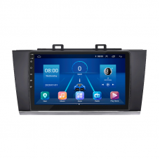 Штатная магнитола Lesko для Subaru Legacy VI 2014-2017 экран 9" 4/64Gb 4G Wi-Fi GPS Top
