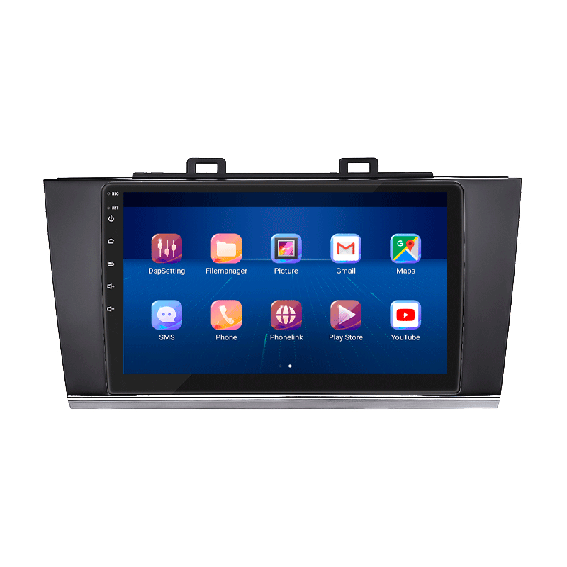 Штатная магнитола Lesko для Subaru Legacy VI 2014-2017 экран 9" 6/128Gb 4G Wi-Fi GPS Top