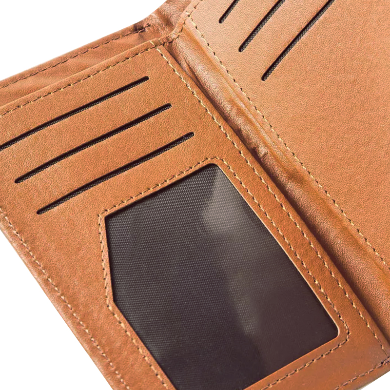 Женский кошелек EASTERN STAR C319-3A для купюр и карт с карманом для монет на молнии с застёжкой Brown