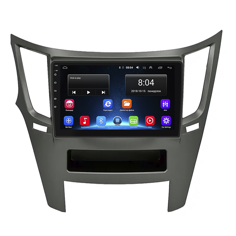 Штатная магнитола Lesko для Subaru Outback IV 2009-2012 экран 9" 2/32Gb Wi-Fi GPS Base