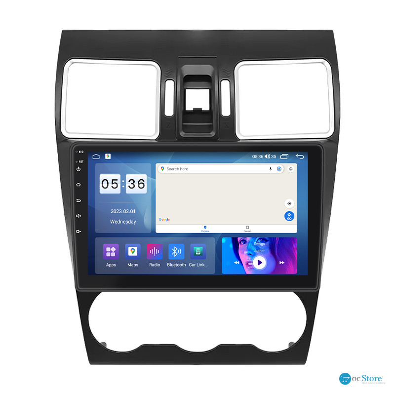 Штатная магнитола Lesko для Subaru XV I 2011-2016 экран 9" 2/32Gb CarPlay 4G Wi-Fi GPS Prime