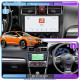 Штатная магнитола Lesko для Subaru XV I Рестайлинг 2015-2017 экран 9" 4/64 QLED CarPlay 4G Wi-Fi GPS 360 Prime