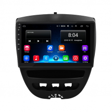 Штатная магнитола Lesko для Toyota Aygo I Рестайлинг 2009-2012 экран 10" 2/32Gb Wi-Fi GPS Base