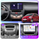 Штатная магнитола Lesko для Toyota Aygo I Рестайлинг 2009-2012 экран 10" 4/64Gb CarPlay 4G Wi-Fi GPS Prime