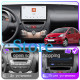 Штатная магнитола Lesko для Toyota Aygo I Рестайлинг 2009-2012 экран 10" 4/64 QLED CarPlay 4G Wi-Fi GPS 360 Prime