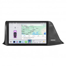 Штатная магнитола Lesko для Toyota C-HR I 2016-2019 экран 9" 4/64 QLED CarPlay 4G Wi-Fi GPS 360 Prime