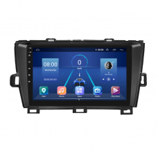 Штатная магнитола Lesko для Toyota Prius III (XW30) 2009-2011 экран 9" 4/32Gb 4G Wi-Fi GPS Top