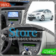 Штатная магнитола Lesko для Toyota Prius III (XW30) 2009-2011 экран 9" 4/32Gb 4G Wi-Fi GPS Top