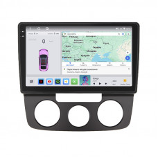Штатная магнитола Lesko для Volkswagen Jetta V 2005-2011 экран 10" 4/64 QLED CarPlay 4G Wi-Fi GPS 360 Prime