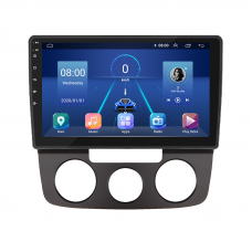 Штатная магнитола Lesko для Volkswagen Jetta V 2005-2011 экран 10" 2/32Gb 4G Wi-Fi GPS Top