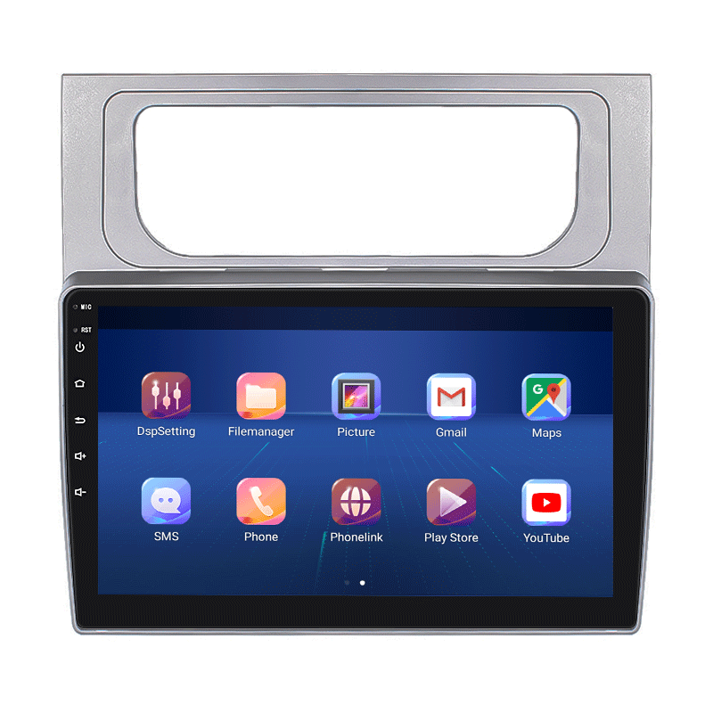 Штатная магнитола Lesko для Volkswagen Touran II 2010-2015 экран 10" 6/128Gb 4G Wi-Fi GPS Top