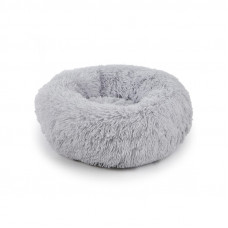 Лежак пуфик для котов собак круглый 552201 M Grey