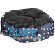 Лежак для котов собак круглый SY-2022-1208 Blue Stars L 60*18 см