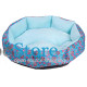 Лежак для котов собак круглый SY-2022-1208-97 Blue Owl M (50*18 см)