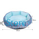 Лежак для котов собак круглый SY-2022-1208-97 Blue Owl M (50*18 см)