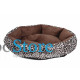 Лежак для котов собак круглый SY-2022-1208-97 Leopard L (60*18 см)
