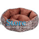 Лежак для котов собак круглый SY-2022-1208-97 Leopard M (50*18 см)