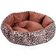 Лежак для котов собак круглый SY-2022-1208-97 Leopard M (50*18 см)