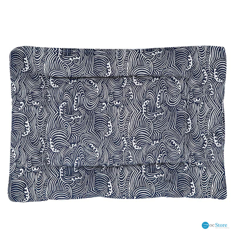 Лежак для домашнего животного для котов и собак Taotaopets 563301 Blue Waves M