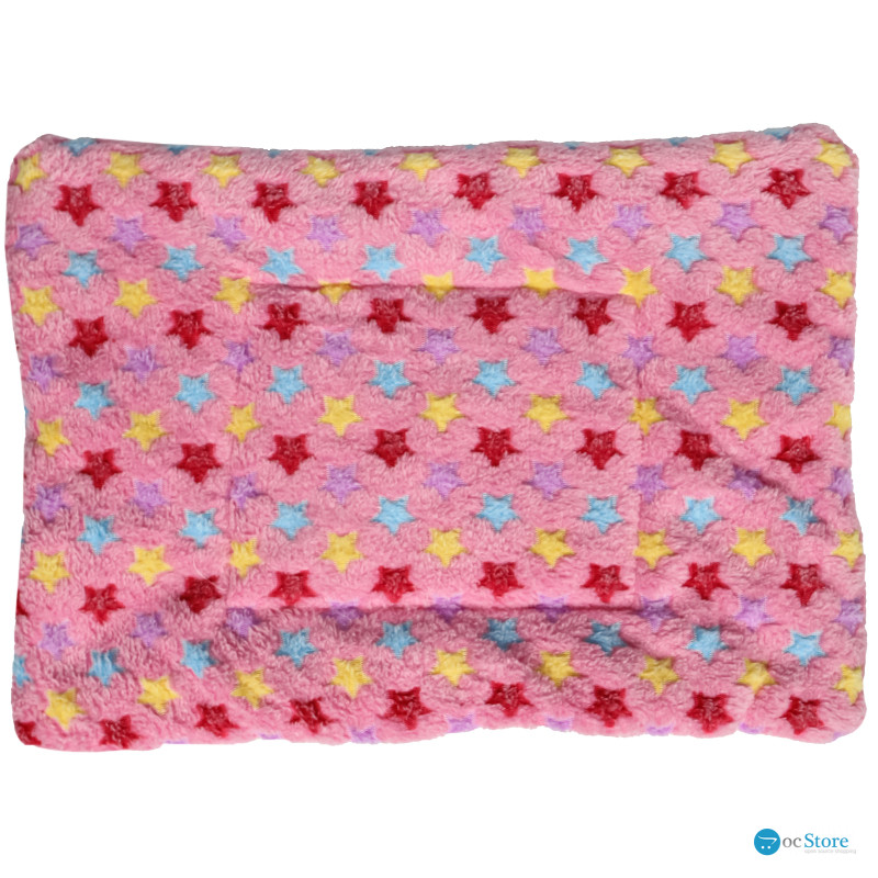 Лежак для домашнего животного для котов и собак Taotaopets 573301 Pink Stars L