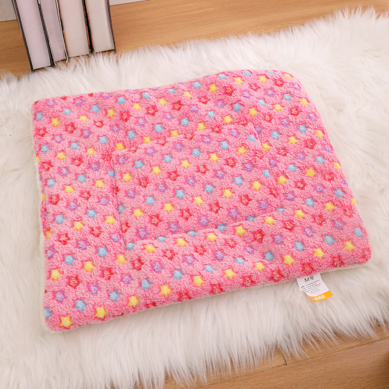 Лежак для домашнего животного для котов и собак Taotaopets 573301 Pink Stars L