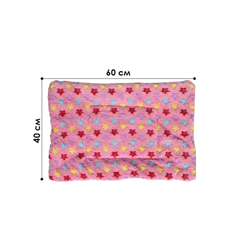 Лежак для домашнего животного для котов и собак Taotaopets 573301 Pink Stars M