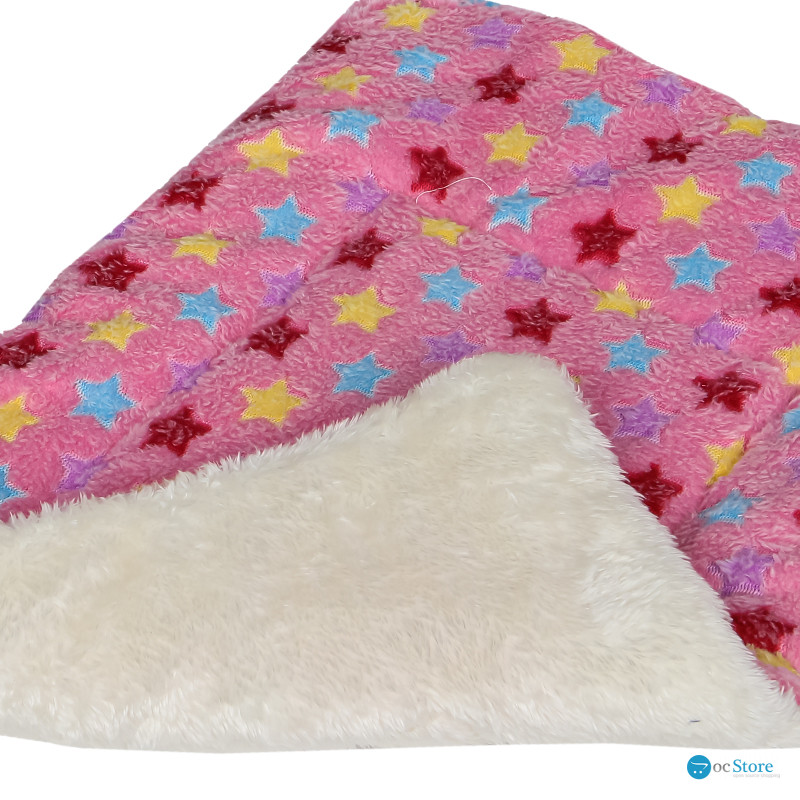 Лежак для домашнего животного для котов и собак Taotaopets 573301 Pink Stars S