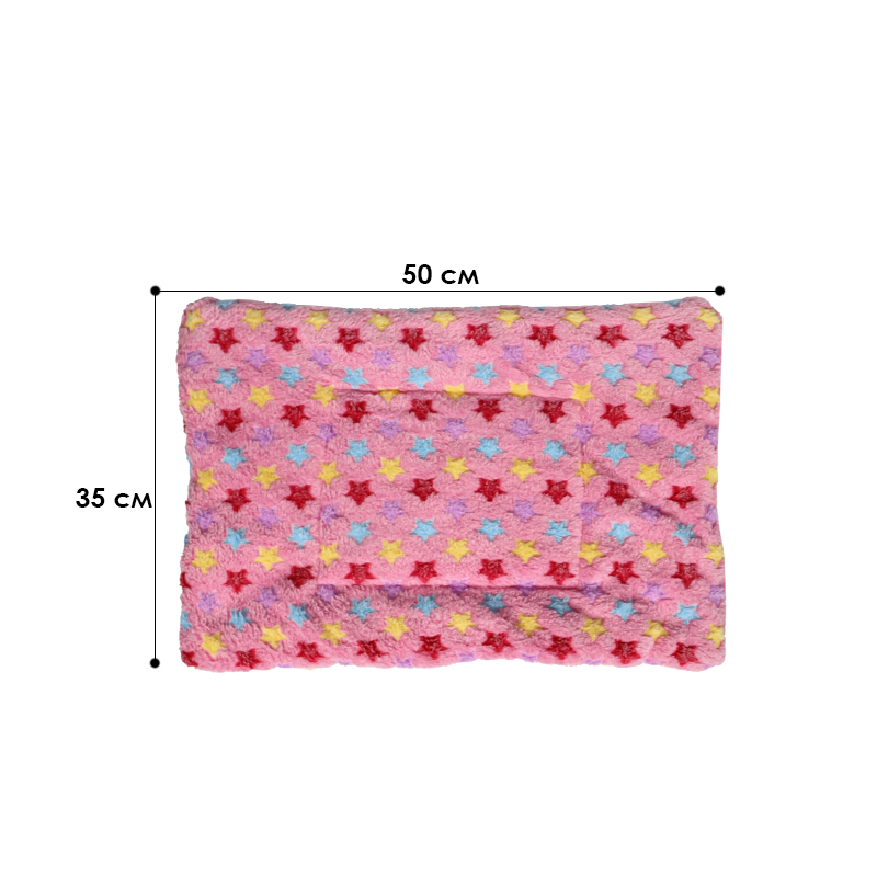 Лежак для домашнего животного для котов и собак Taotaopets 573301 Pink Stars S