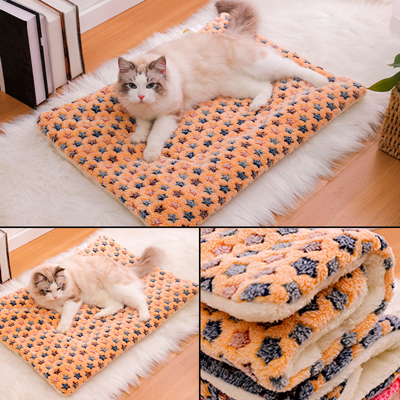 Лежак для домашнего животного для котов и собак Taotaopets 573301 Yellow Stars L