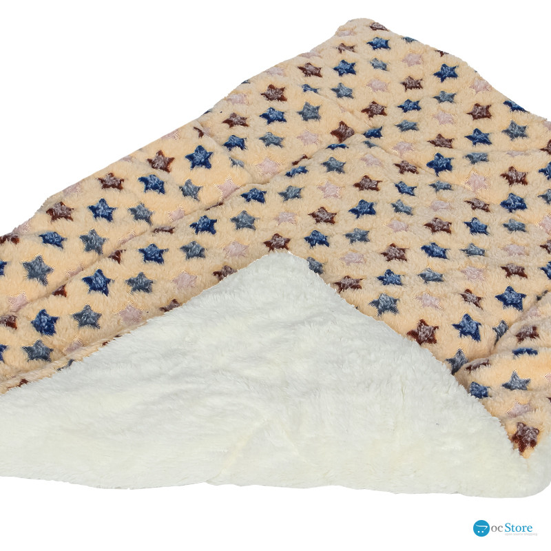 Лежак для домашнего животного для котов и собак Taotaopets 573301 Yellow Stars L