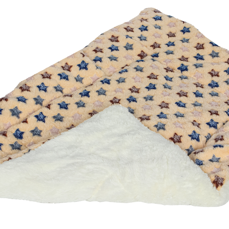 Лежак для домашнего животного для котов и собак Taotaopets 573301 Yellow Stars L