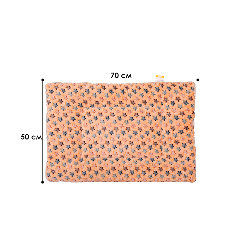 Лежак для домашнего животного для котов и собак Taotaopets 573301 Yellow Stars L