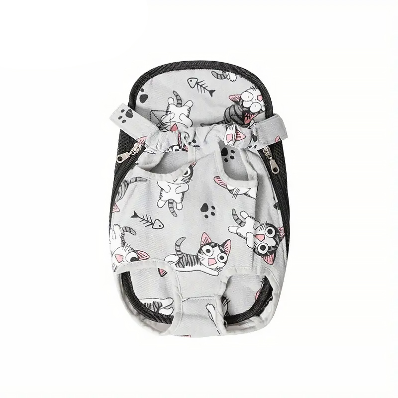 Рюкзак- кенгуру для животных SY210814 Cat Gray M