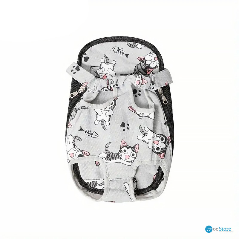 Рюкзак- кенгуру для животных SY210814 Cat Gray S