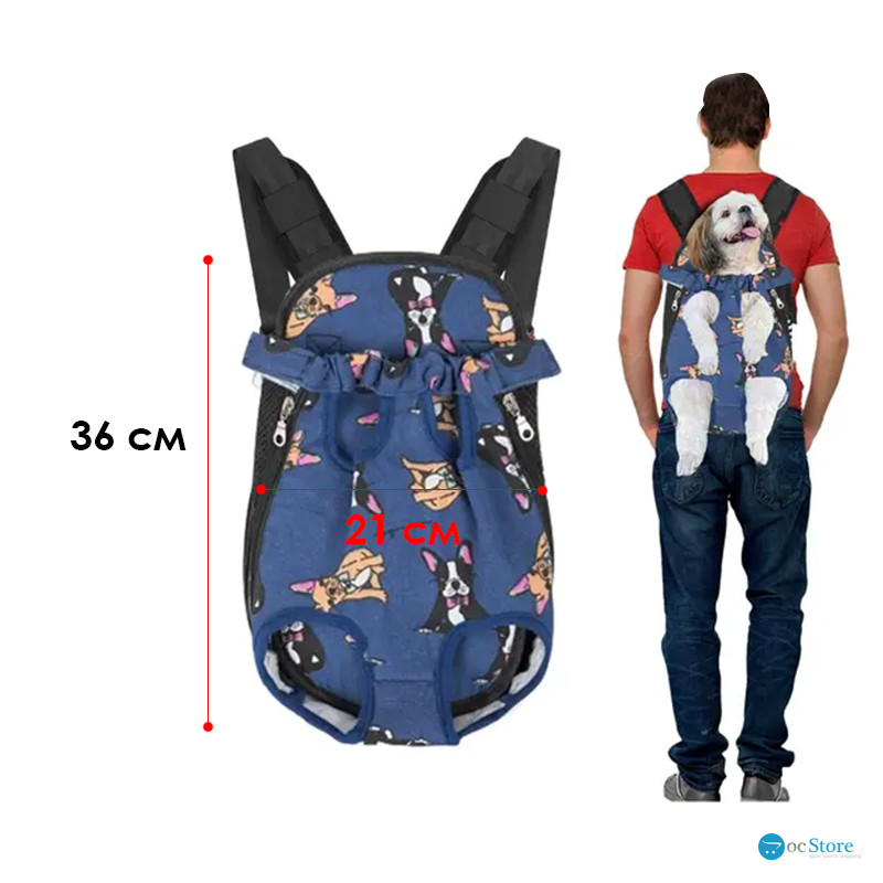 Рюкзак- кенгуру для животных SY210814 Dogs Blue L